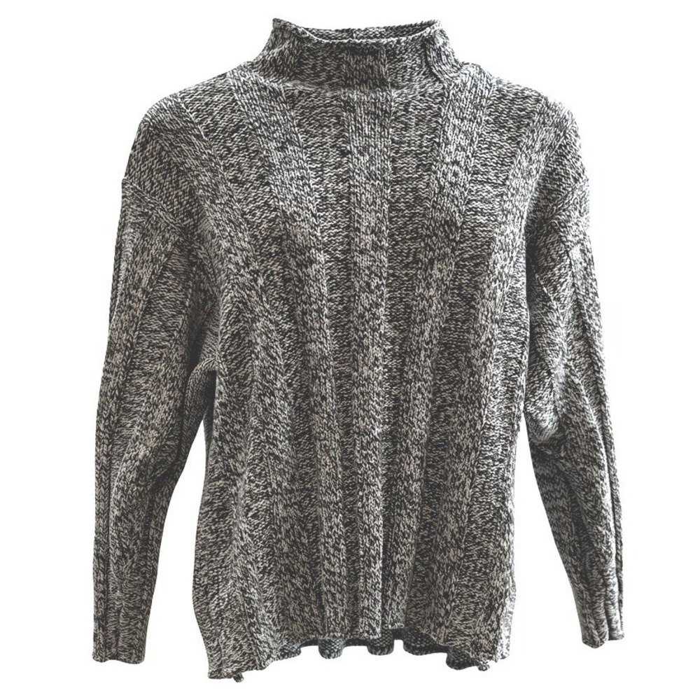J. Crew Vintage Oarsman Rollneck Cable Knit Cotton Green Merle's Sweater Medium